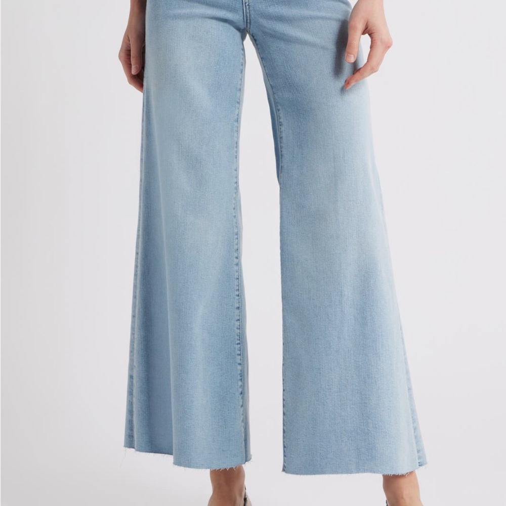 Frame Palazzo Crop Cutoff Jeans Wilson Raw After Size 26